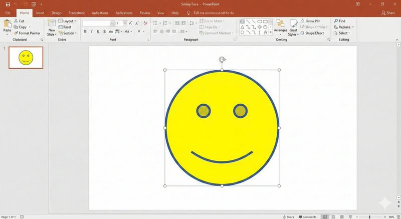 Nano Banana Pro PowerPoint 笑脸标记提示词