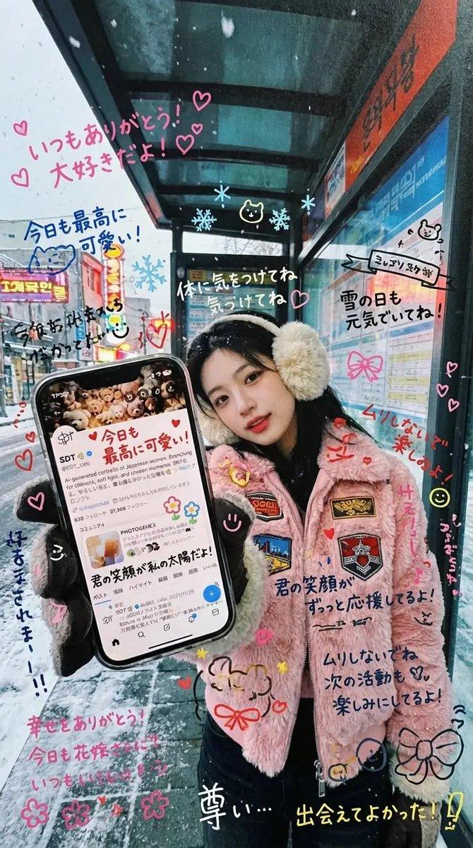 手写涂鸦：给最爱偶像的留言