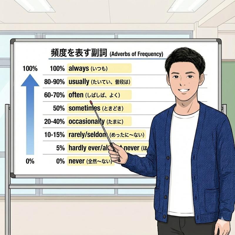 教育图片提示:频率副词