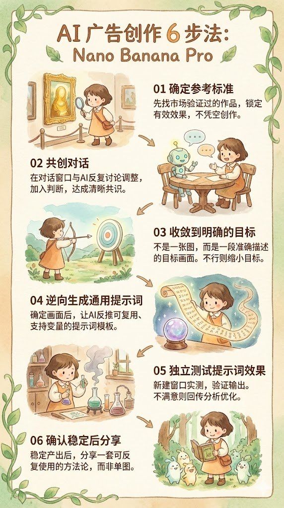逆向工程可复用广告提示模板
