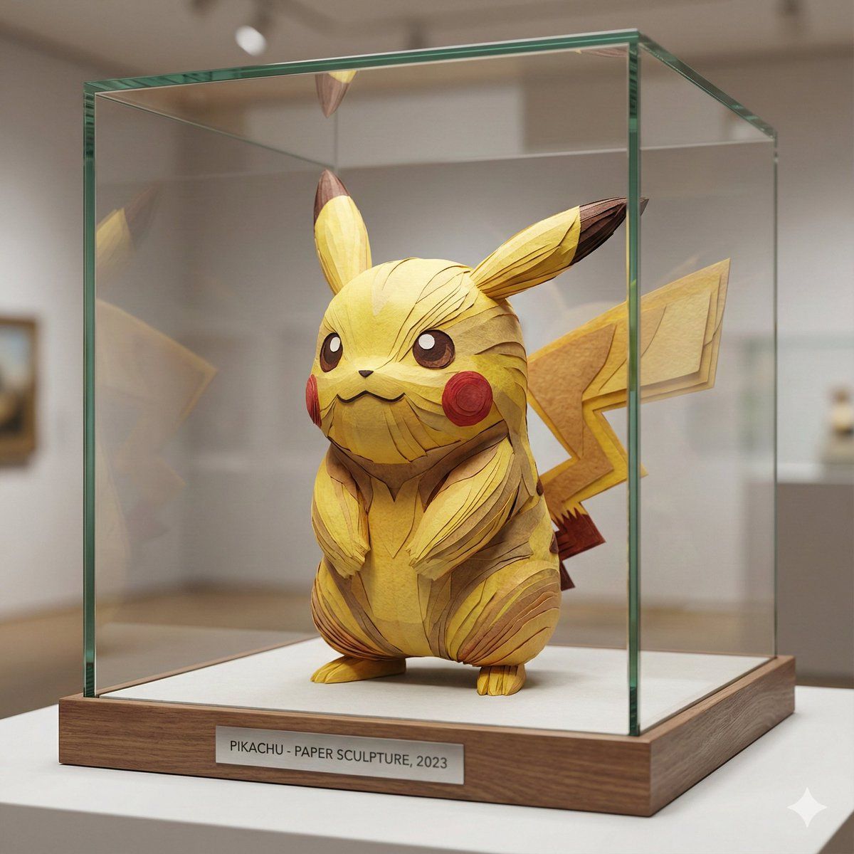 卡通人物纸雕博物馆展示