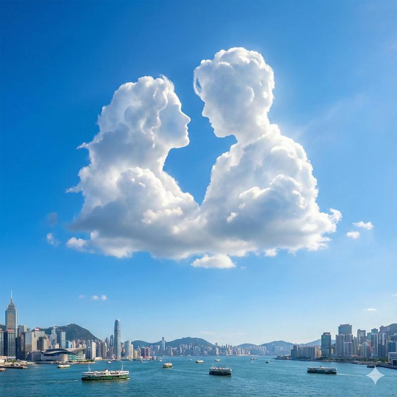 Cloud Silhouette 嵌入式提示模板