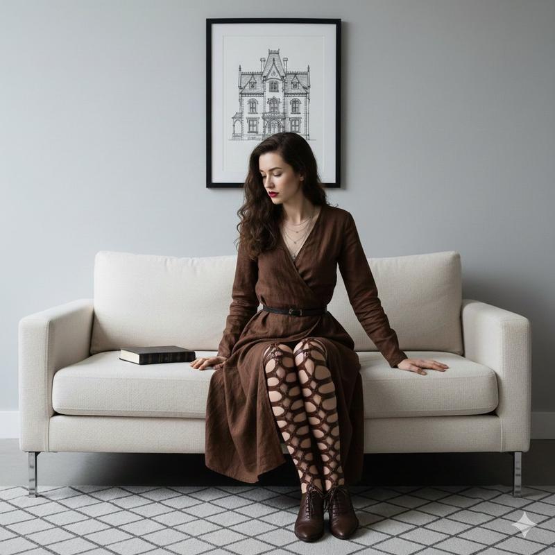 暗黑学院风肖像提示词