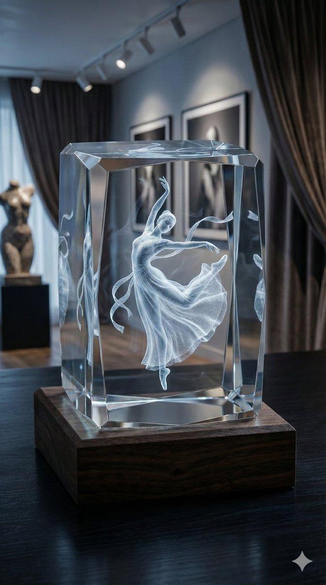 3D 激光雕刻水晶饰品生成器