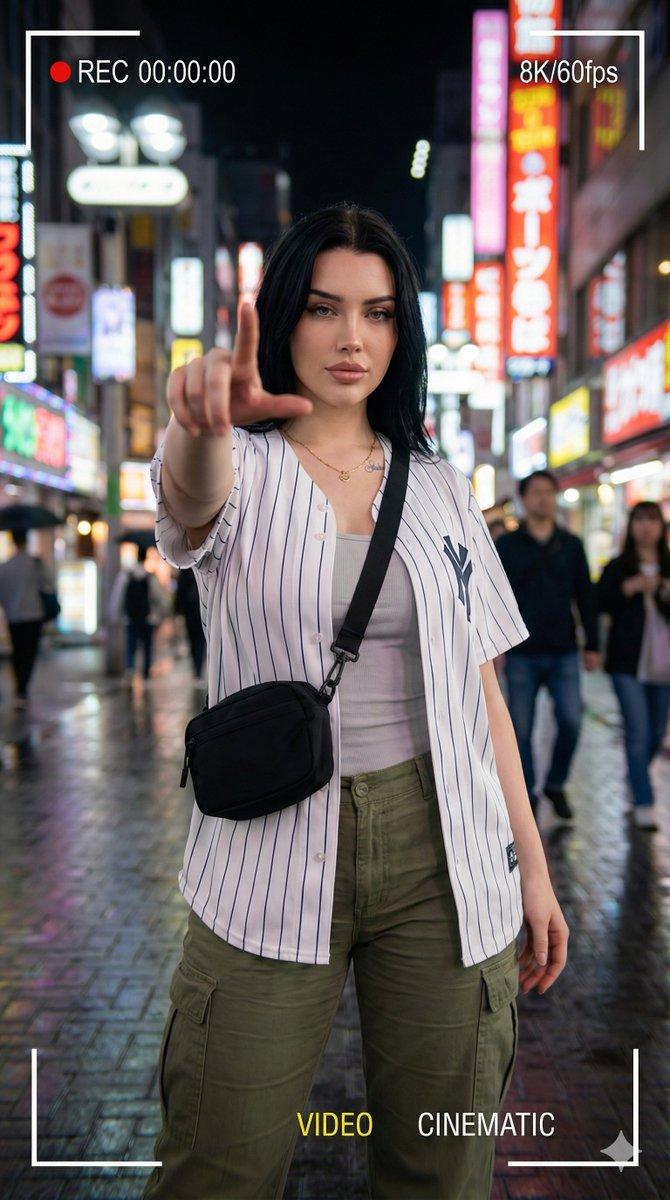 超写实电影感人像,搭配霓虹都市美学