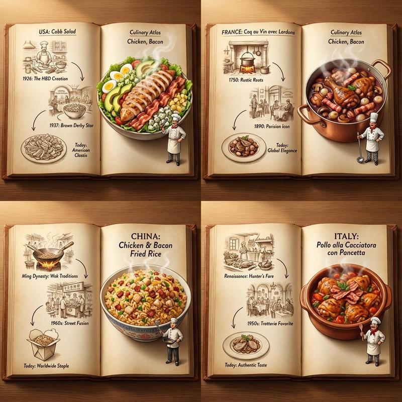 美食地图网格：3D 弹出式食谱立体模型