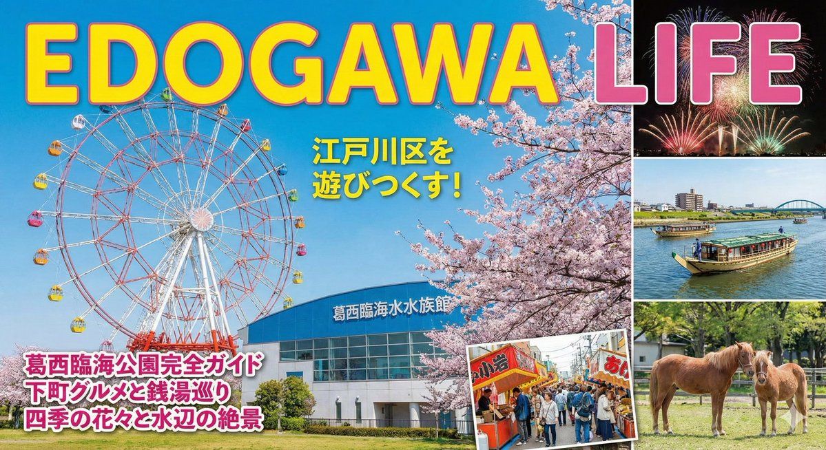 为江户川区旅游生成杂志封面