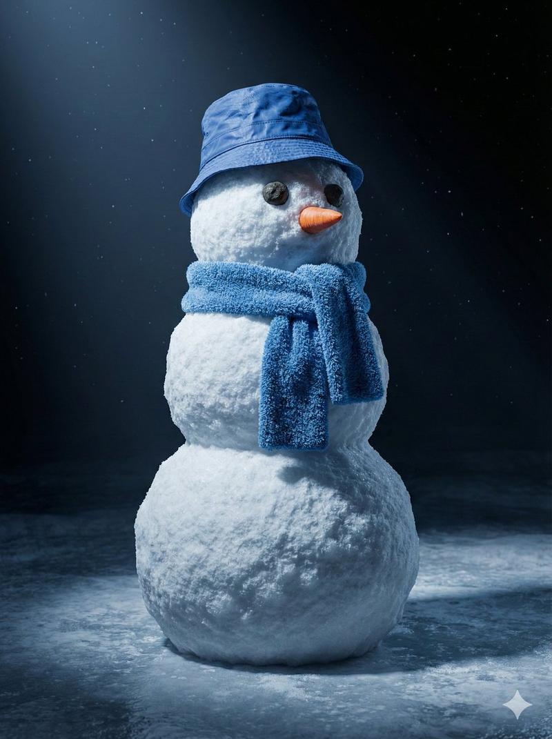 电影级 3D 雪人肖像