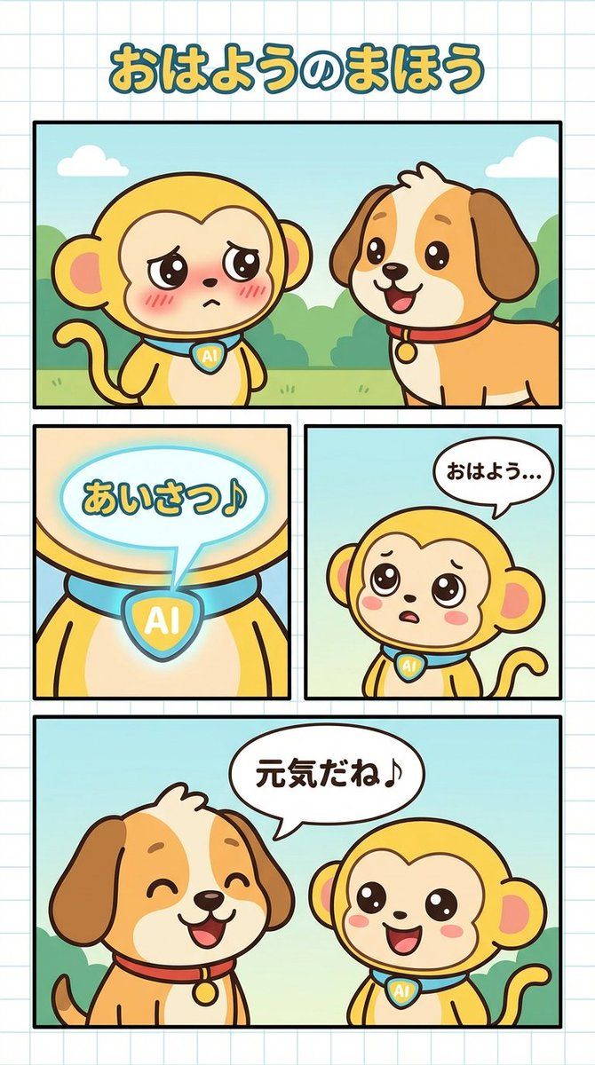 漫画生成提示:早安魔法