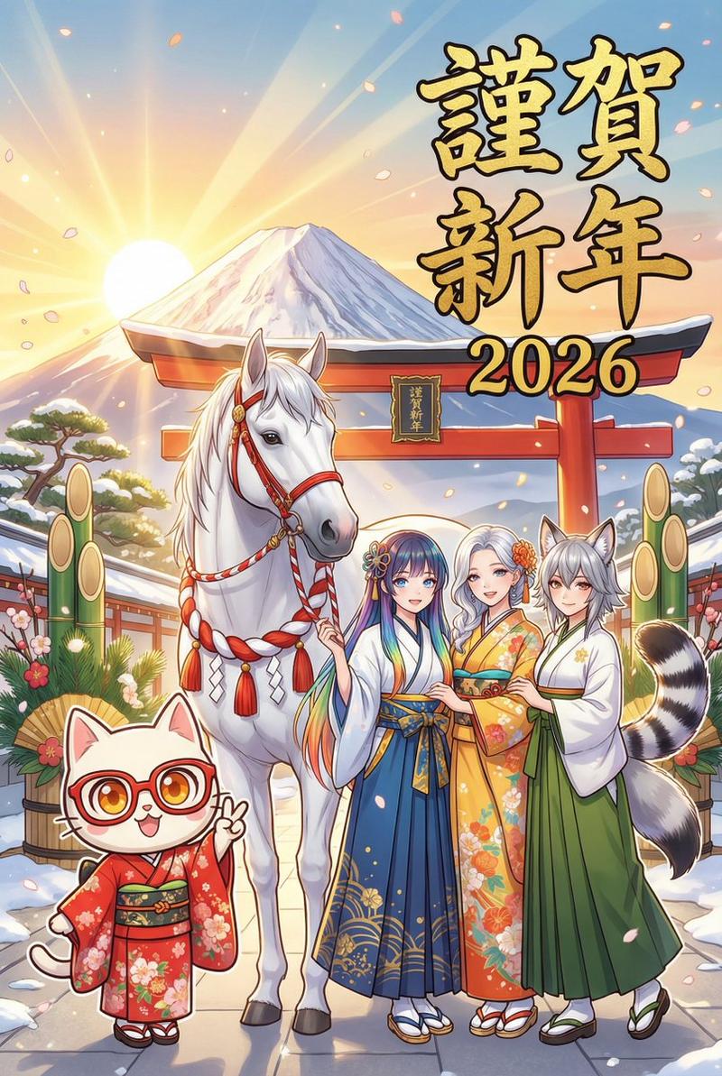新年贺卡生成：角色同步与排版