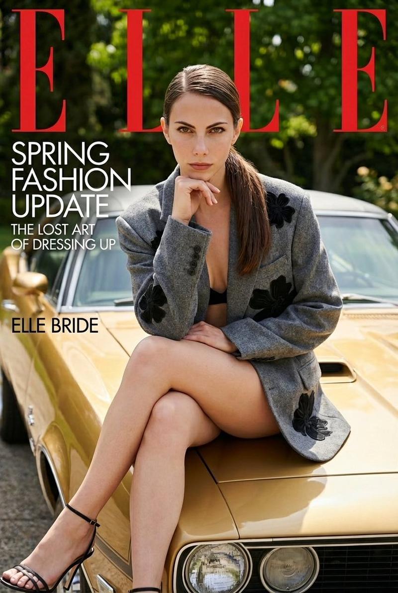 High-Fashion ELLE Magazine Cover Shot Prompt
