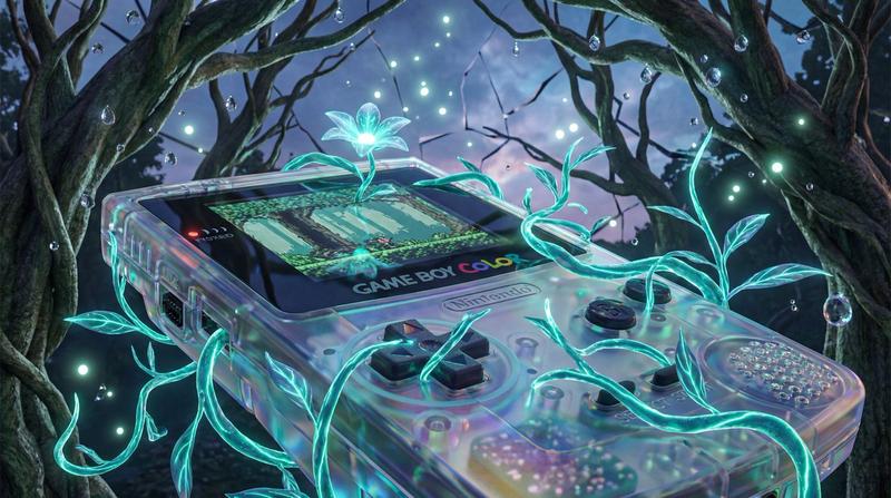 超现实生物发光藤蔓奇幻