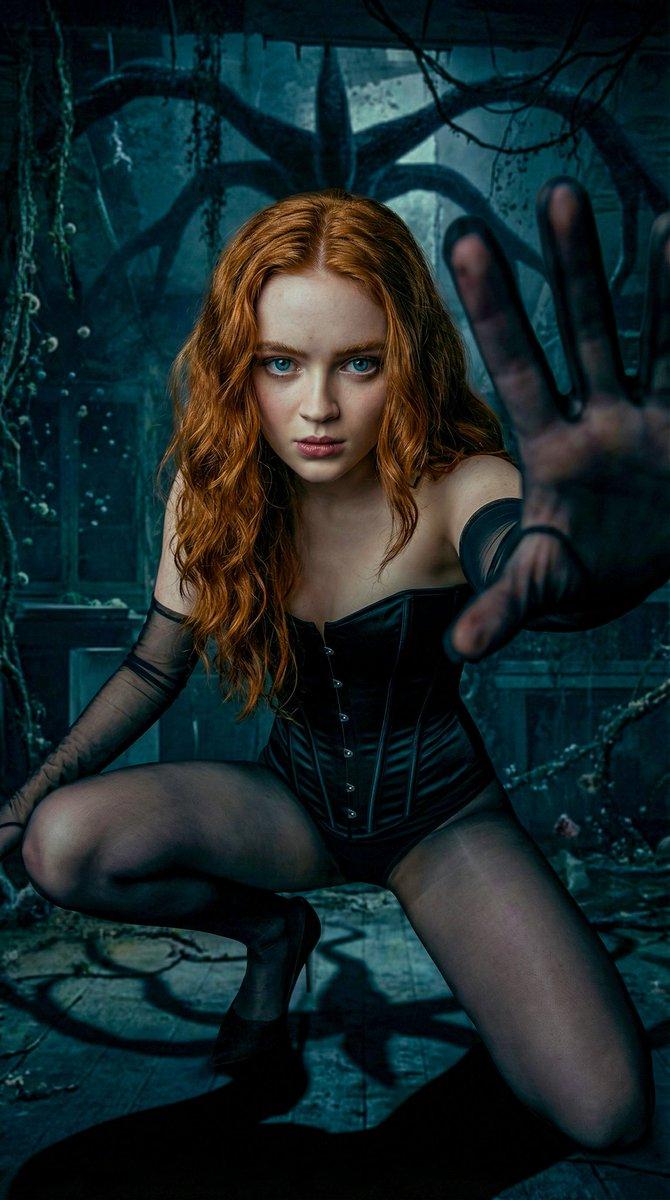 Sadie Sink 演绎《怪奇物语》颠倒世界的时尚大片
