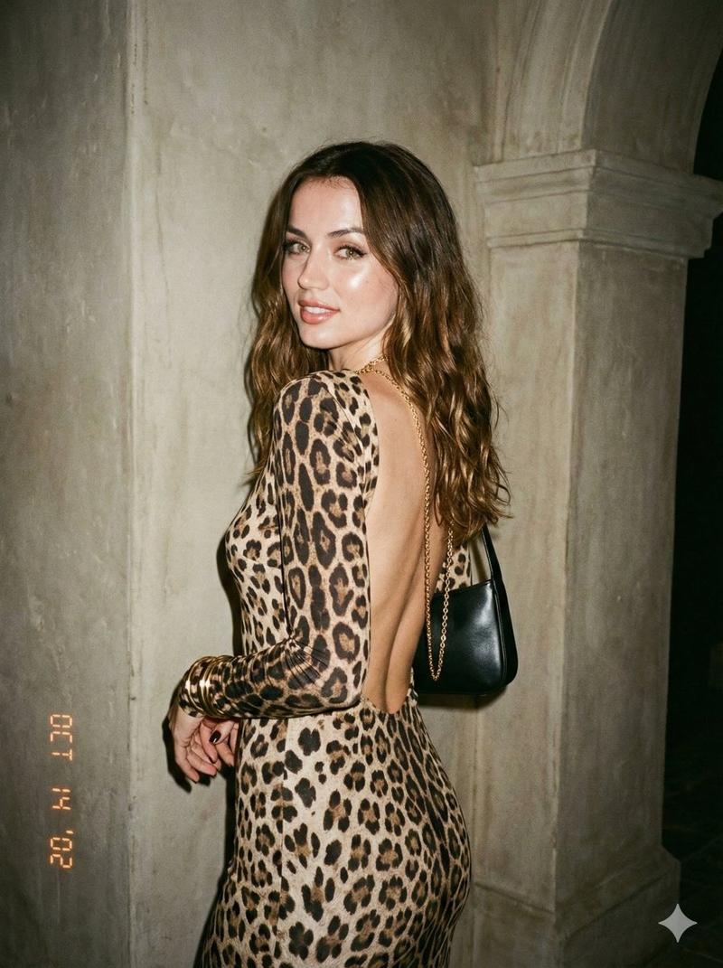 安娜·德·阿玛斯 (Ana de Armas) 的复古 90 年代时尚杂志肖像