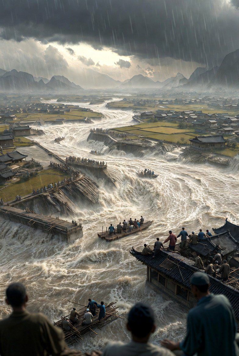 历史史诗场景:1887 年黄河决口