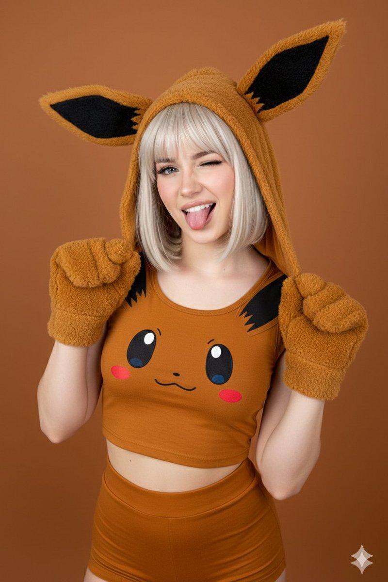 超逼真伊布 Cosplay 肖像