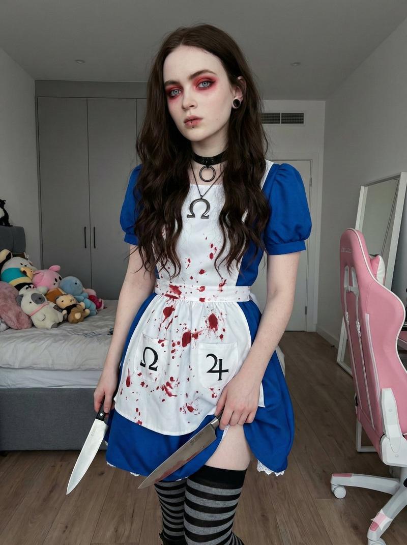 爱丽丝:疯狂回归 的超写实 Cosplay
