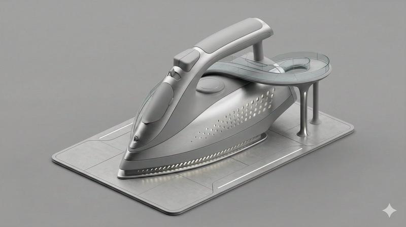 家用物品建筑的 3D 等距透视模型