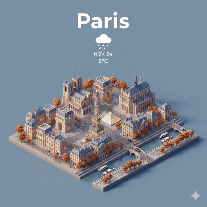 使用 Nano Banana 创建位置模型的提示