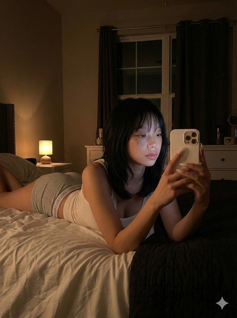超逼真昏暗卧室场景提示词