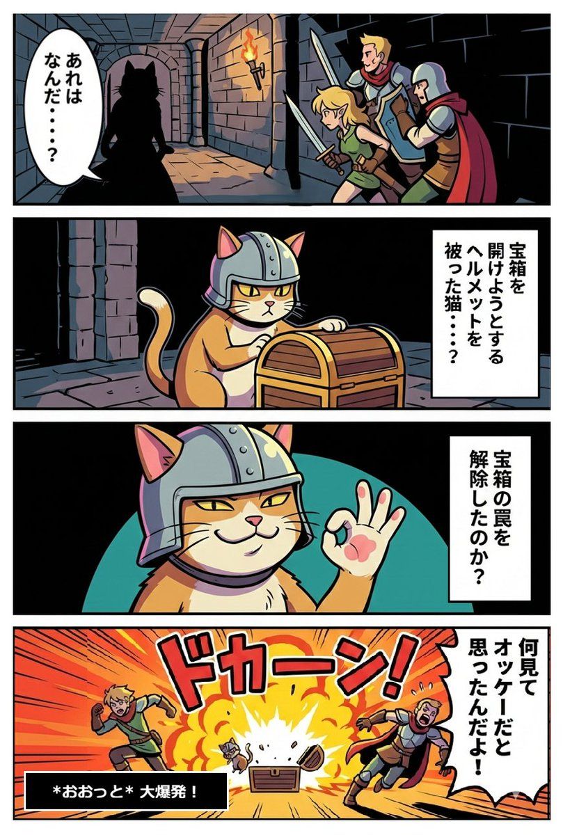 Wizardry x Genba Neko 联动图片
