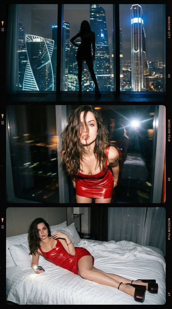 Ana de Armas 夜生活拼贴画