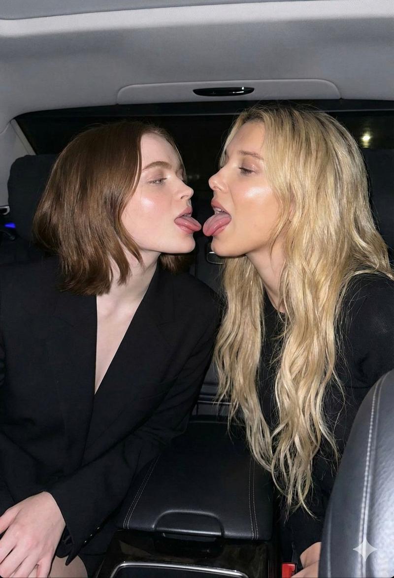 Sadie Sink 和 Millie Bobby Brown 抓拍闪光照片提示