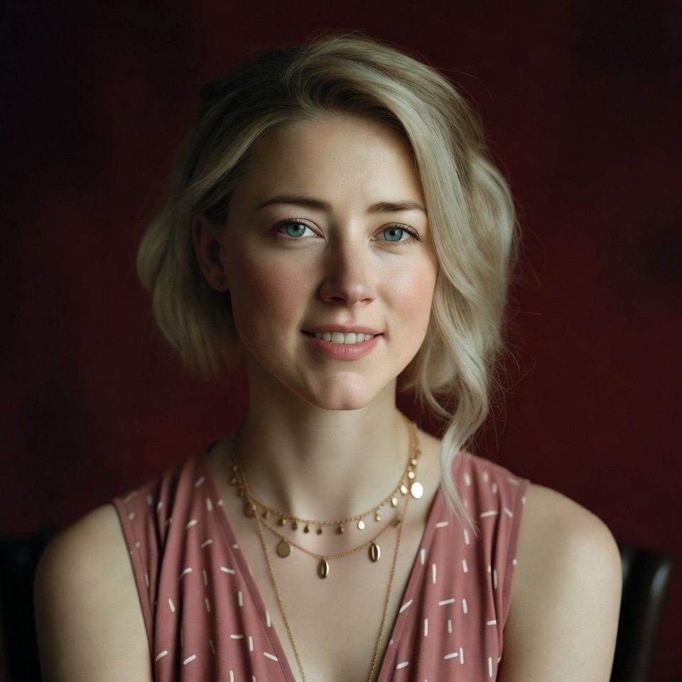 Amber Heard 温柔的影棚肖像