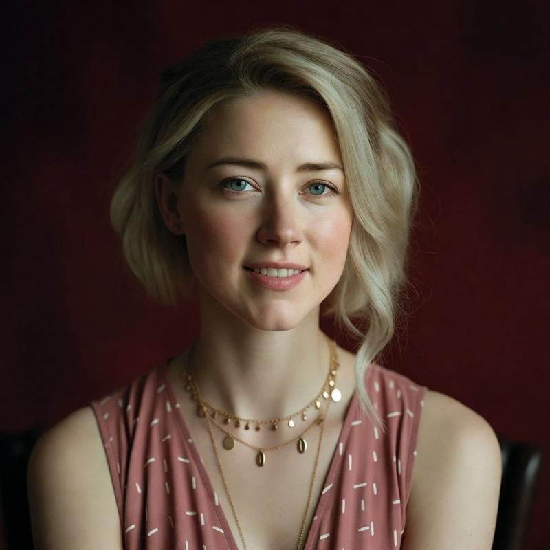 Amber Heard 温柔的影棚肖像