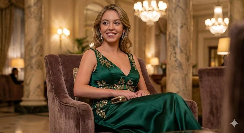 Sydney Sweeney 衣橱选择生成器（4 个场景）