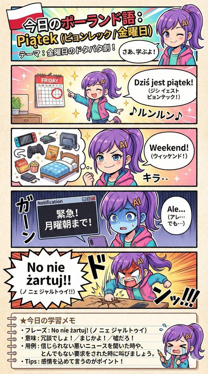 创作一部关于波兰的地理漫画