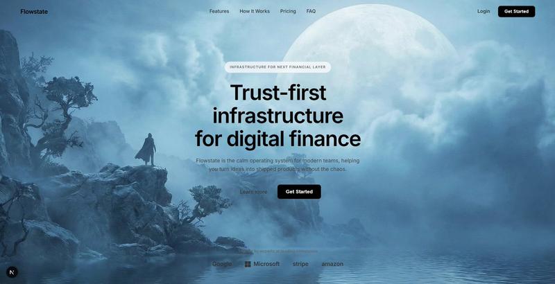 电影级科幻景观与金融科技 UI 设计提示