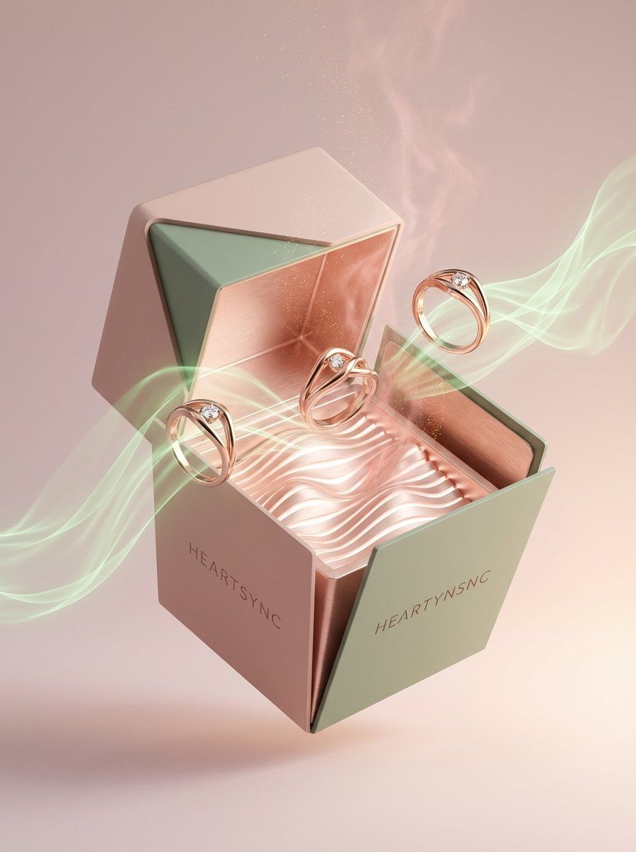 Avant-Garde Heartbeat Jewelry 广告