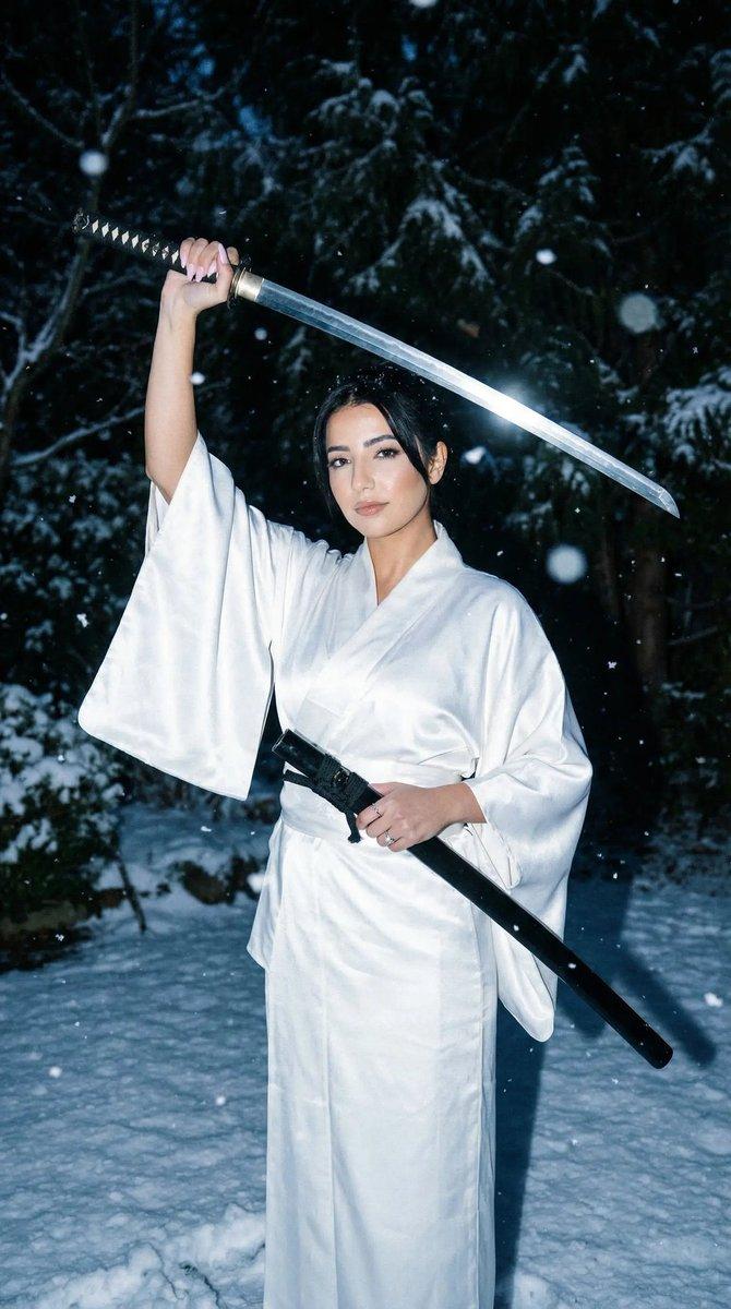 超电影感冬季武士肖像