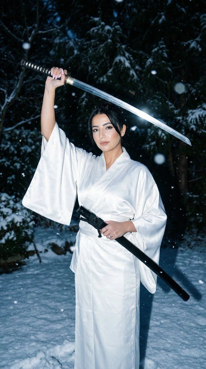 超电影感冬季武士肖像