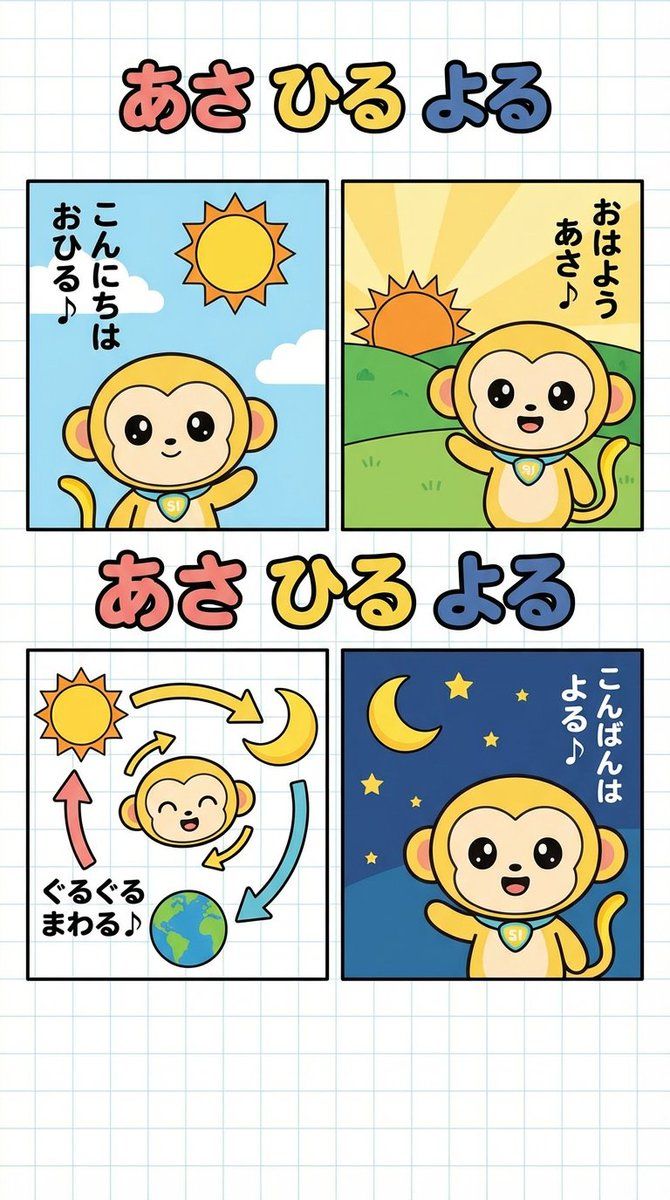 四格漫画:早、中、晚,橘子主题