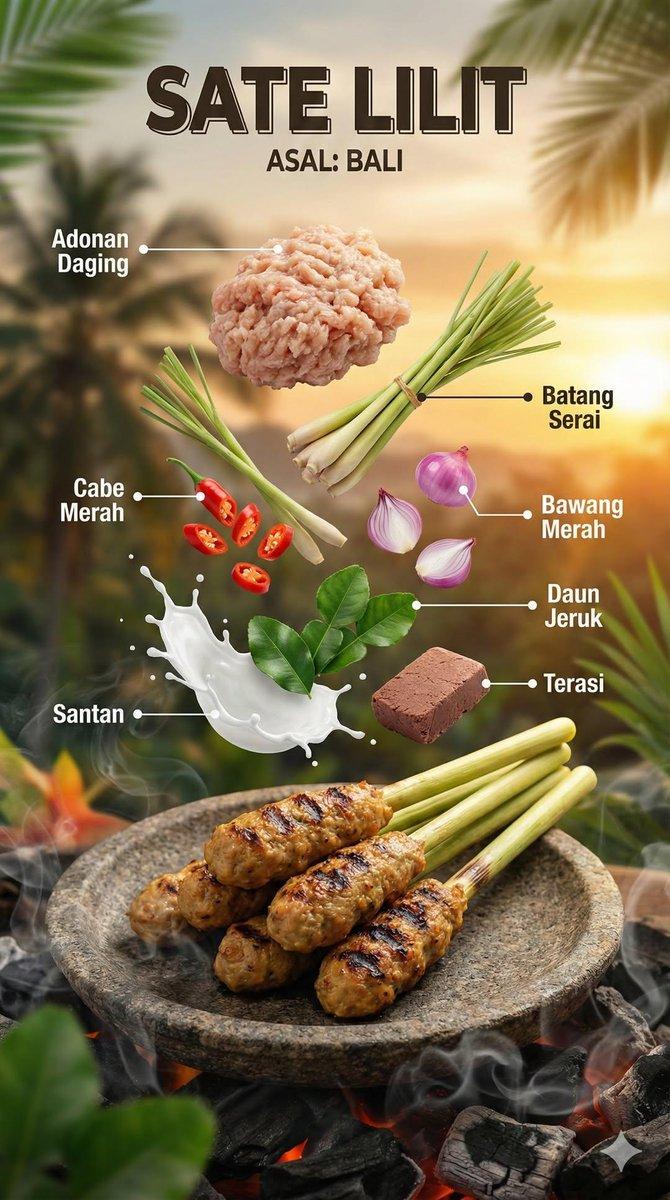 印尼菜肴的超逼真电影级美食摄影