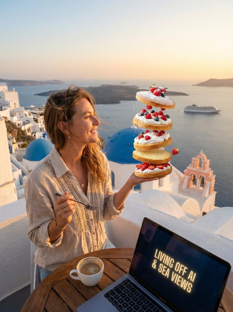 甜点游牧者的梦想：电影般的食物与旅行融合