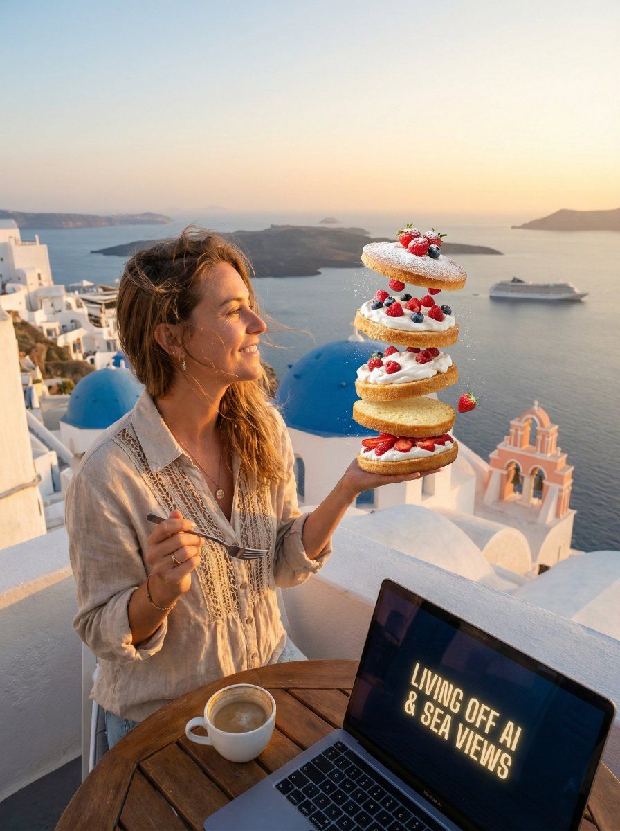 甜点游牧者的梦想：电影般的食物与旅行融合