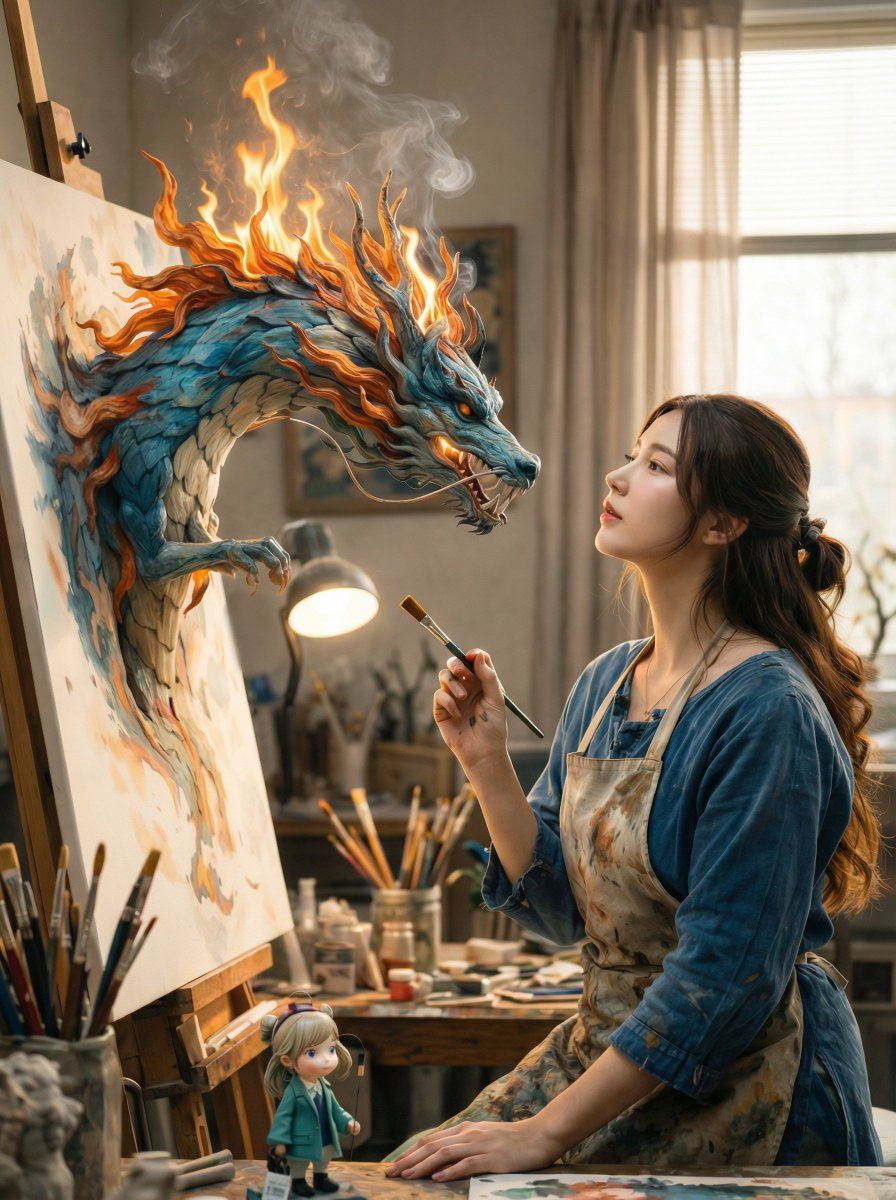 魔幻现实主义：画中飞龙