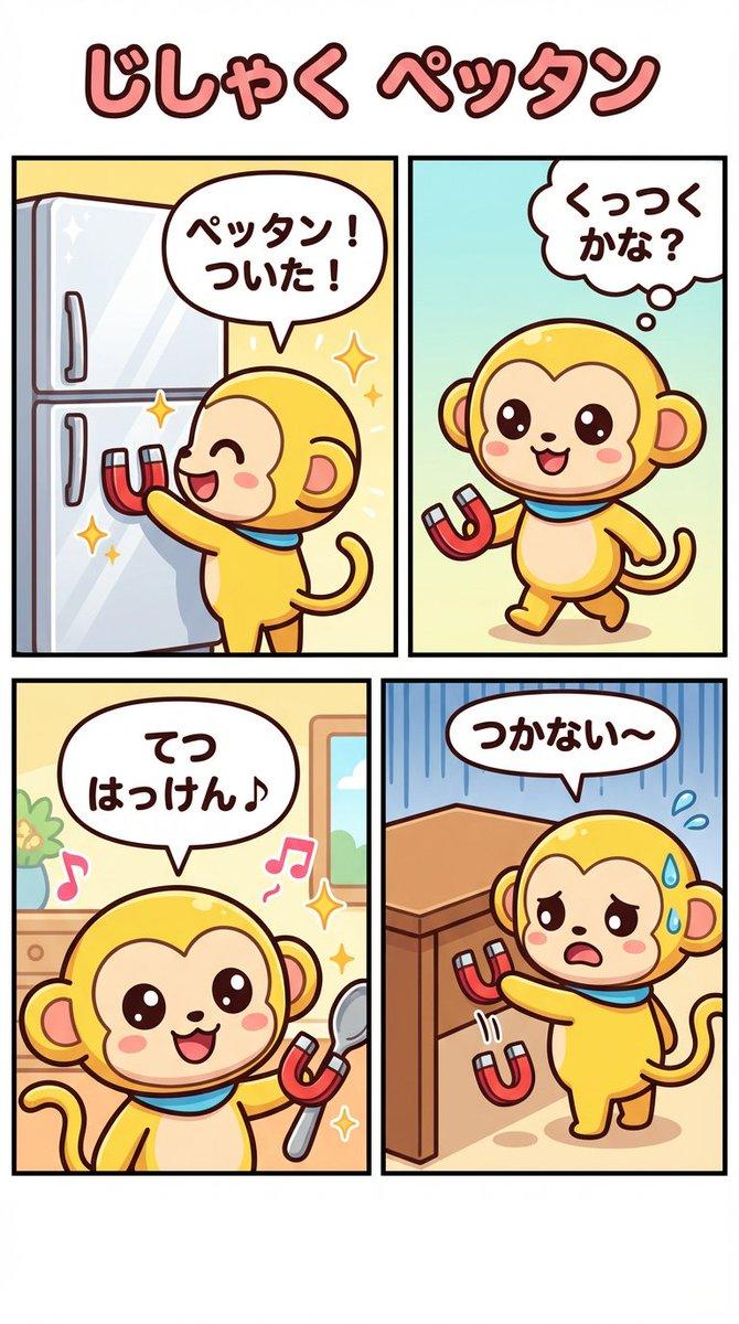 Nano-kun 的日常生活：磁铁漫画提示
