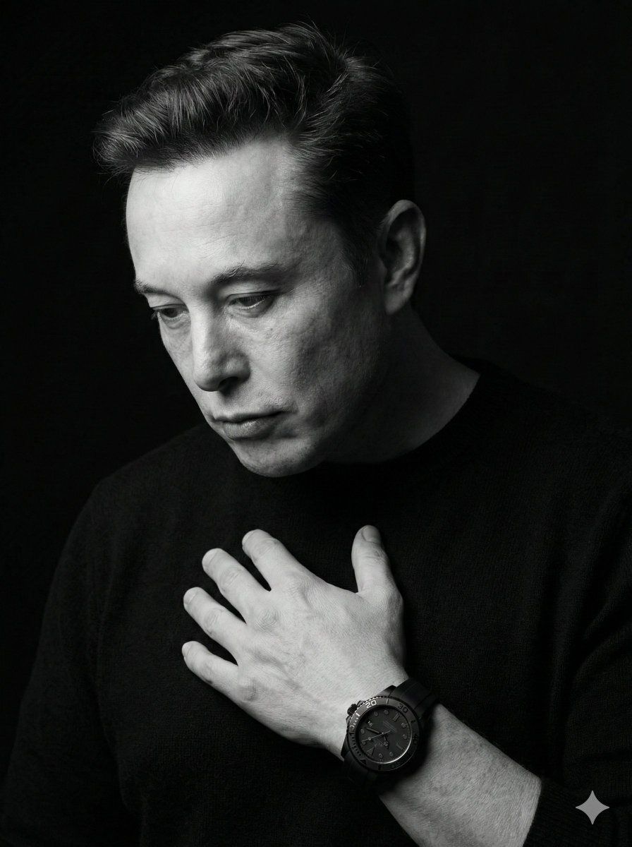 戏剧性黑白肖像