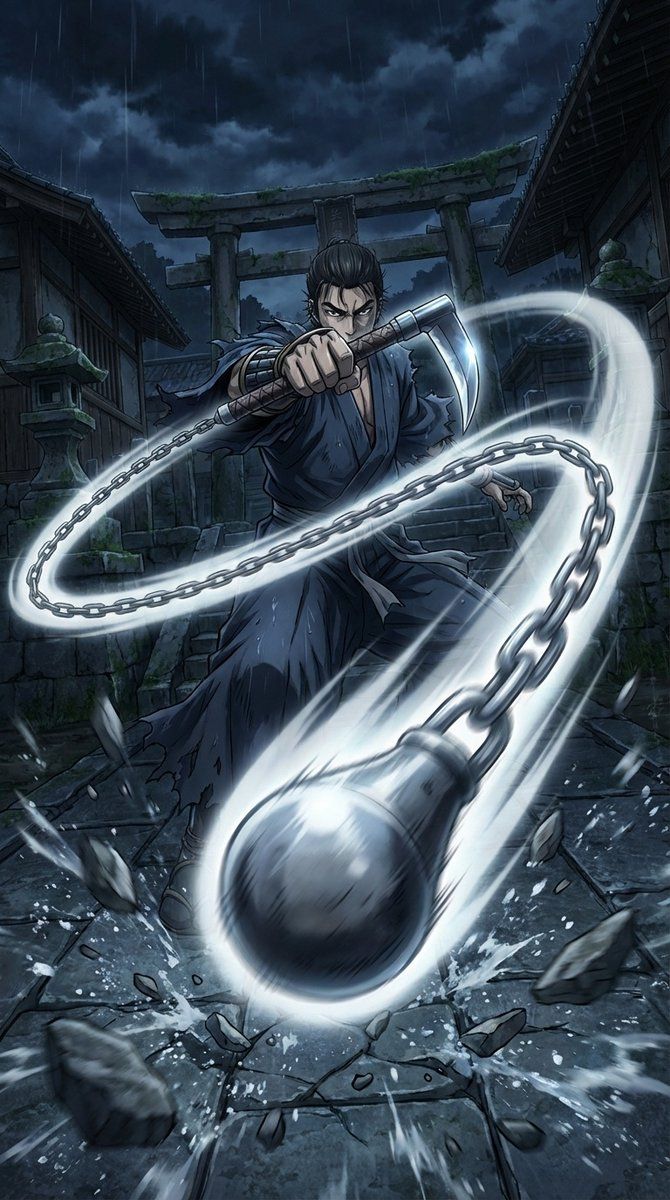 锁镰武士动态战斗场景提示