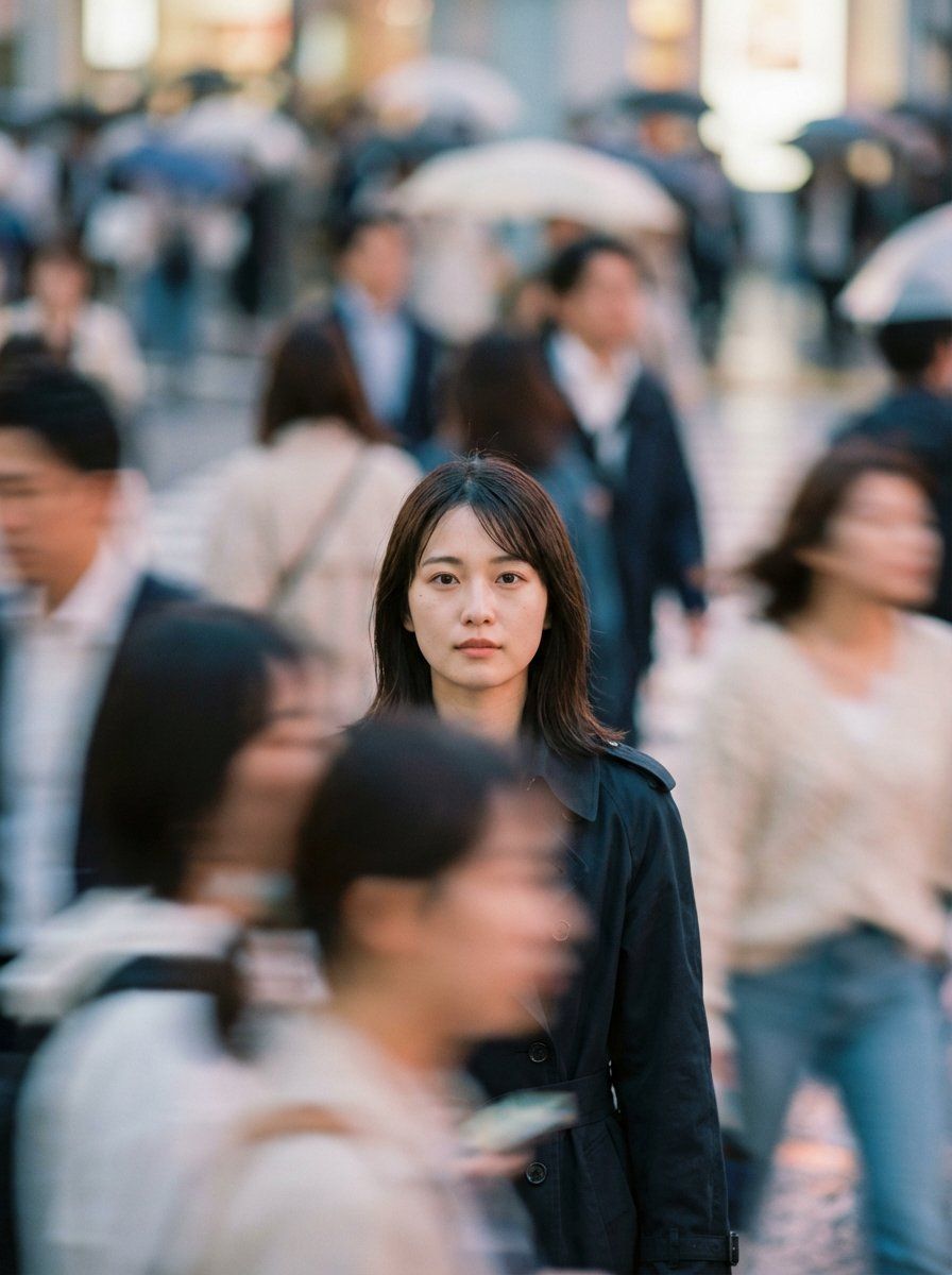 电影人像模式提示：人群中的焦点