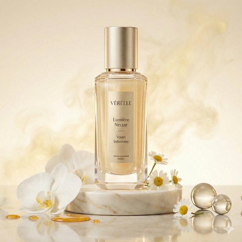 奢华护肤品商业摄影：Lumière Nectar