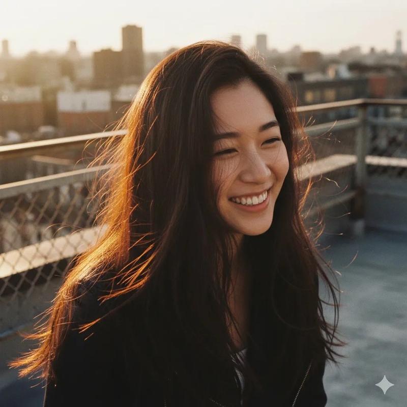 屋顶黄金时段电影感人像
