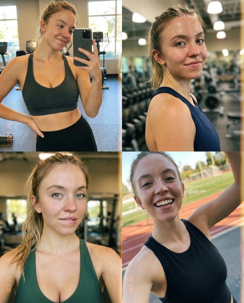 Sydney Sweeney 自拍拼贴提示