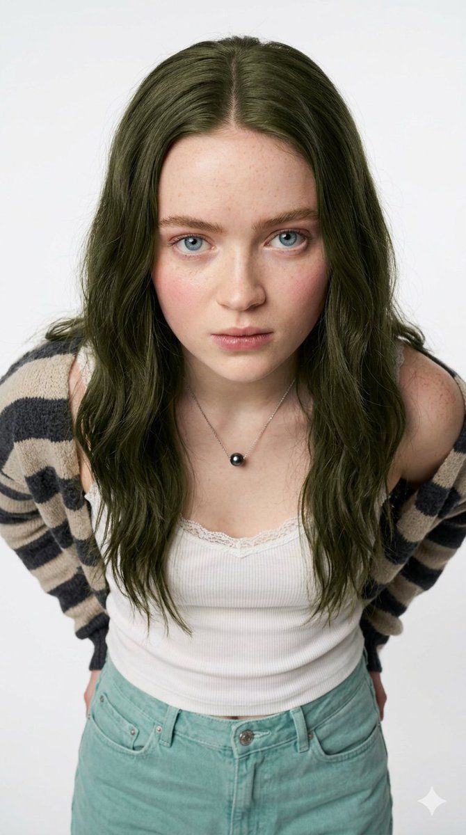 超逼真萨迪·辛克 (Sadie Sink) 影棚肖像
