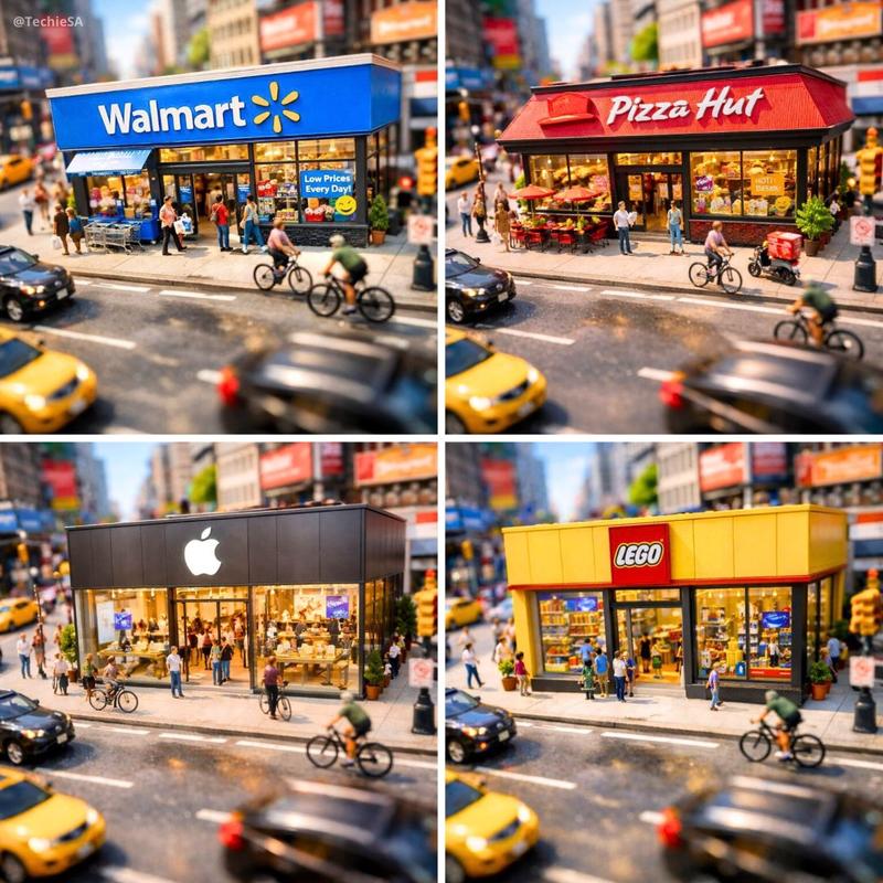 Miniature brand store dolly shot: GPT Image 2 prompt