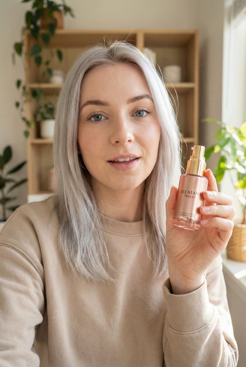 Vlog skincare serum scene: GPT Image 2 prompt